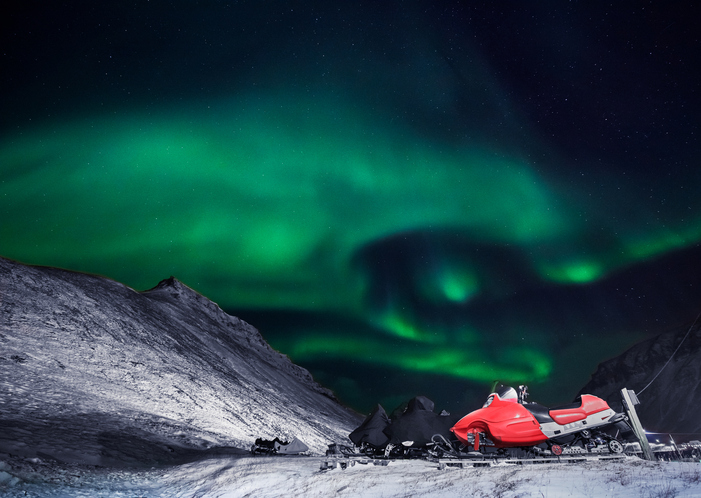 La Noche Polar de Svalbard en Noruega