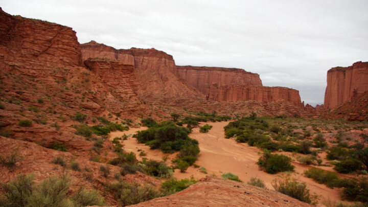 Parque de Talampaya, un desierto en Argentina