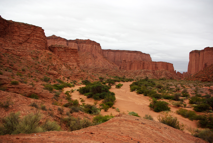 Parque de Talampaya, un desierto en Argentina
