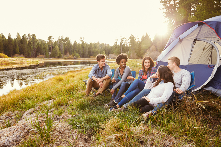 ir de camping ir de camping