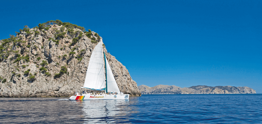 Una excursión en catamaran en Mallorca