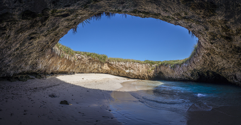 Playa escondida